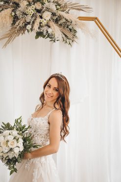 Wasserburg Markvippach Hochzeitslocation Hochzeitsfotografie Hochzeitsfotograf Thüringen Portrait Paar Palmenhaus Braut Schlooberg